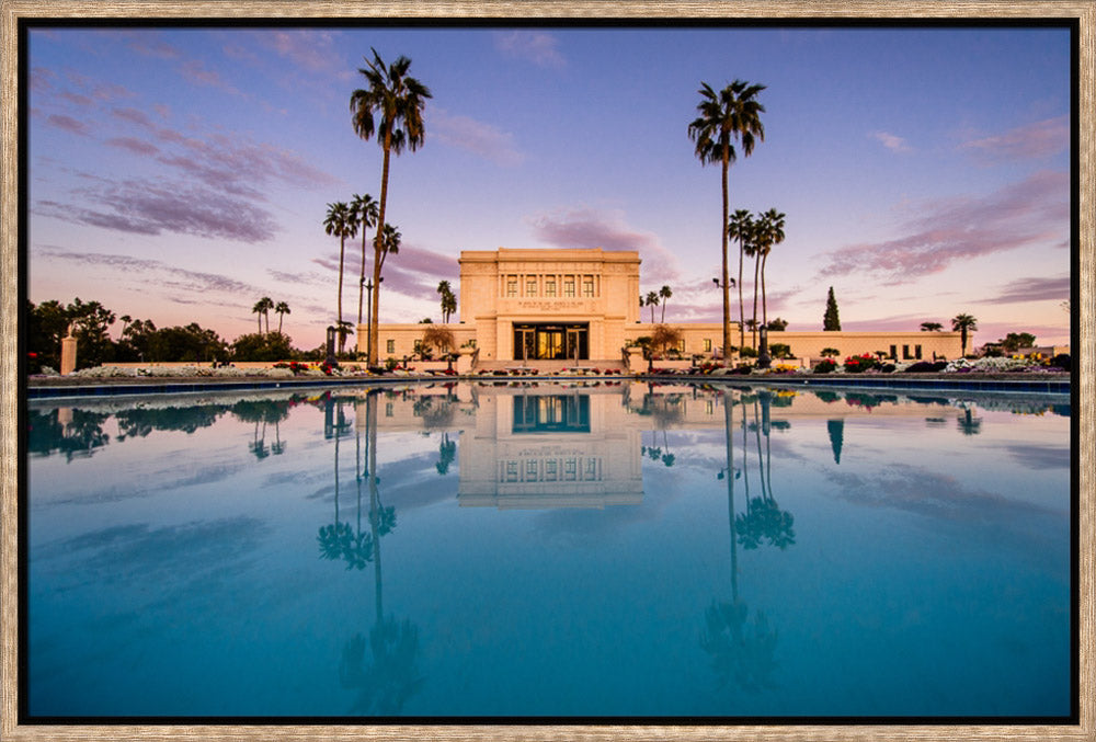 Mesa Temple - Sunset Reflection