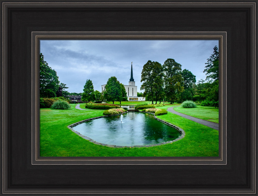 London Temple - Pond and Trail