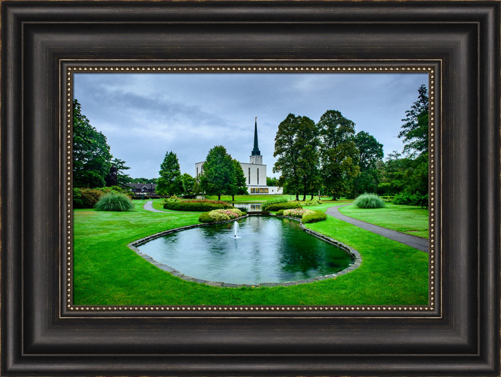 London Temple - Pond and Trail