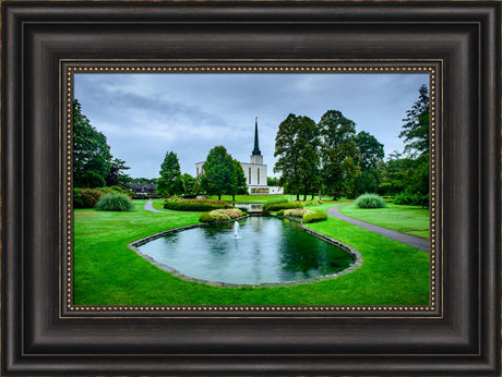 London Temple - Pond and Trail