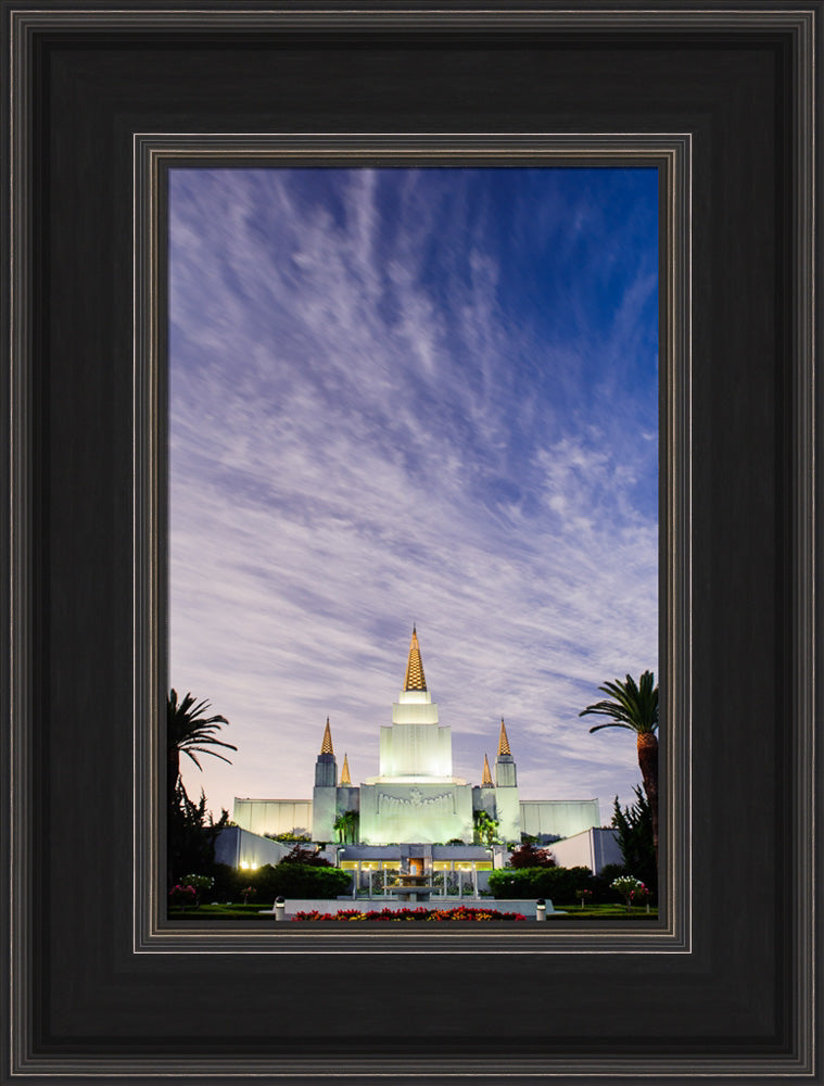 Oakland Temple - Vertical Twilight