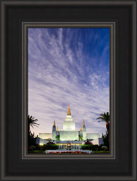 Oakland Temple - Vertical Twilight