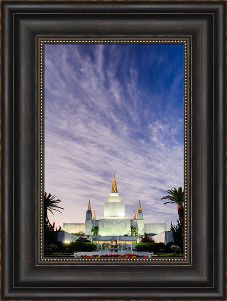 Oakland Temple - Vertical Twilight