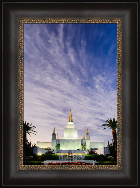 Oakland Temple - Vertical Twilight