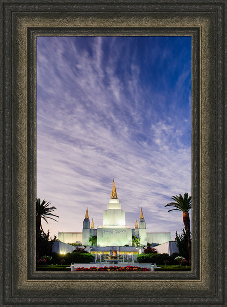 Oakland Temple - Vertical Twilight