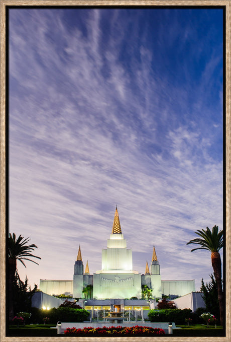 Oakland Temple - Vertical Twilight