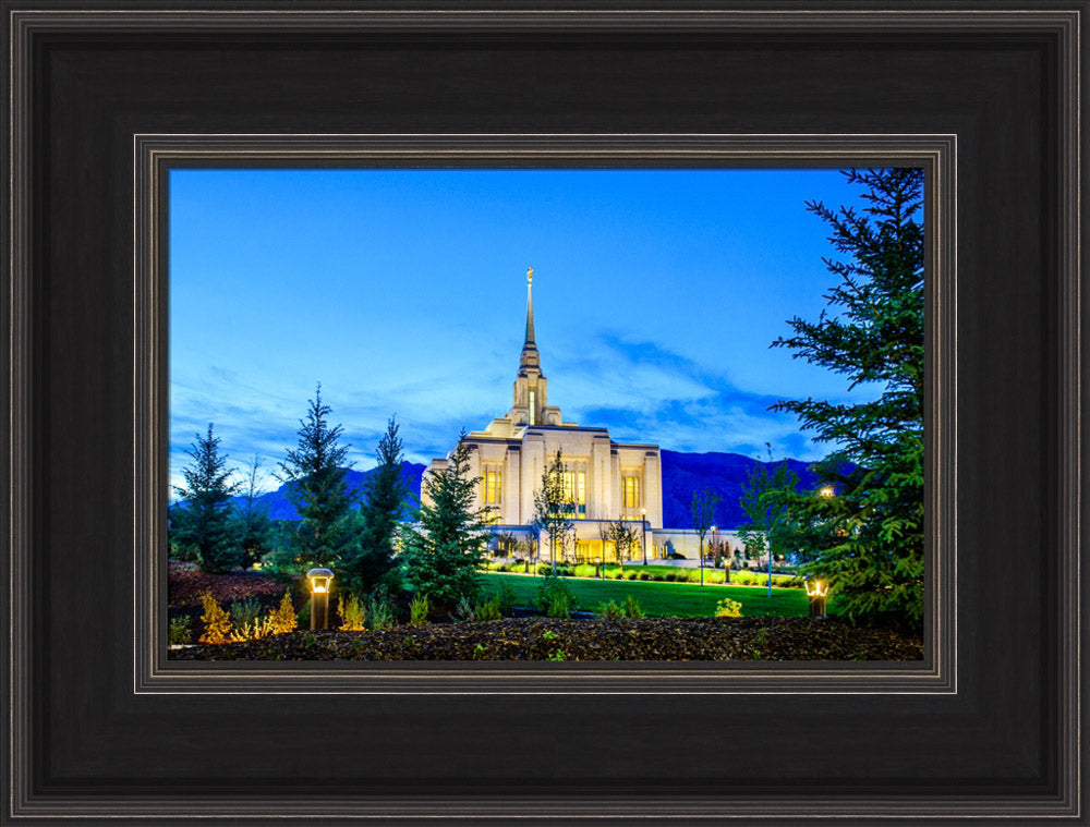 Ogden Temple - Twilight Through the Trees