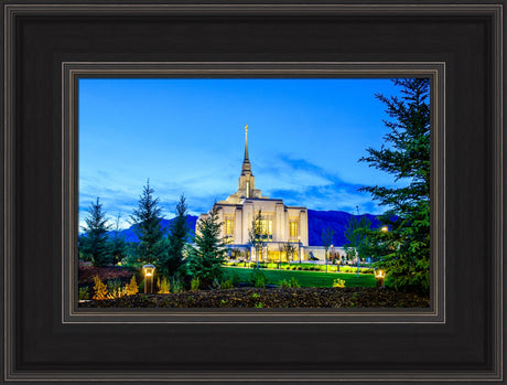 Ogden Temple - Twilight Through the Trees