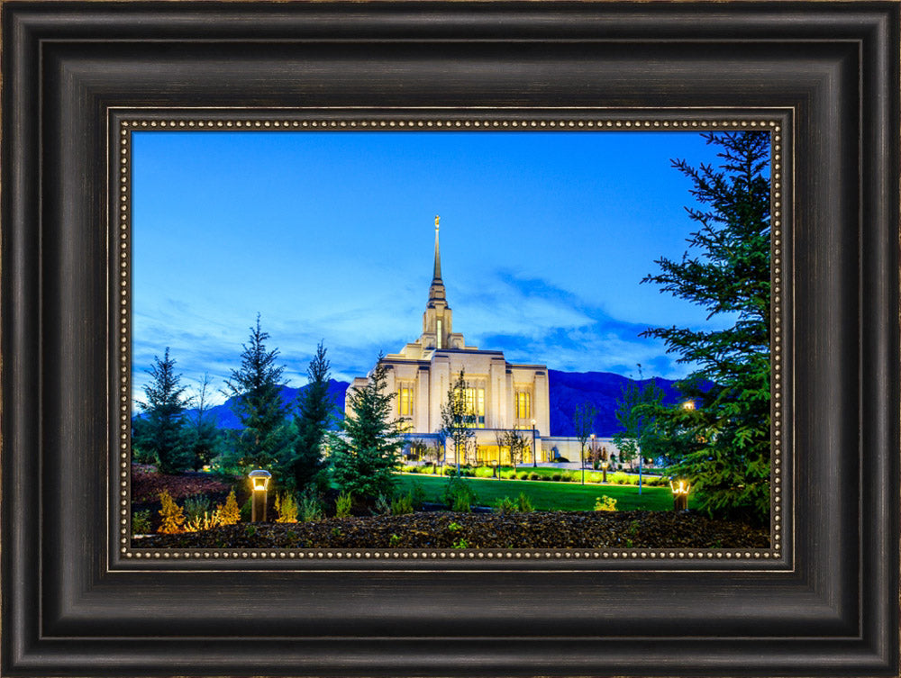 Ogden Temple - Twilight Through the Trees