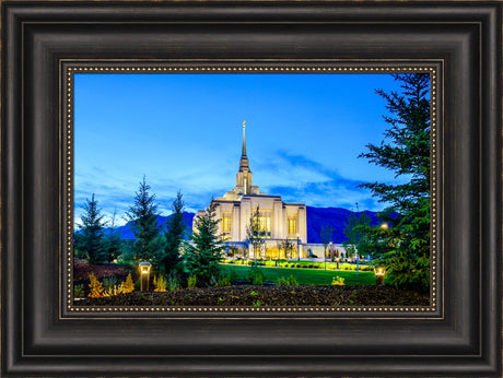 Ogden Temple - Twilight Through the Trees