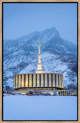 Provo Temple - Snowy Mountain