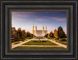 Washington DC Temple - Yellow Christmas Lights