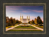 Washington DC Temple - Yellow Christmas Lights