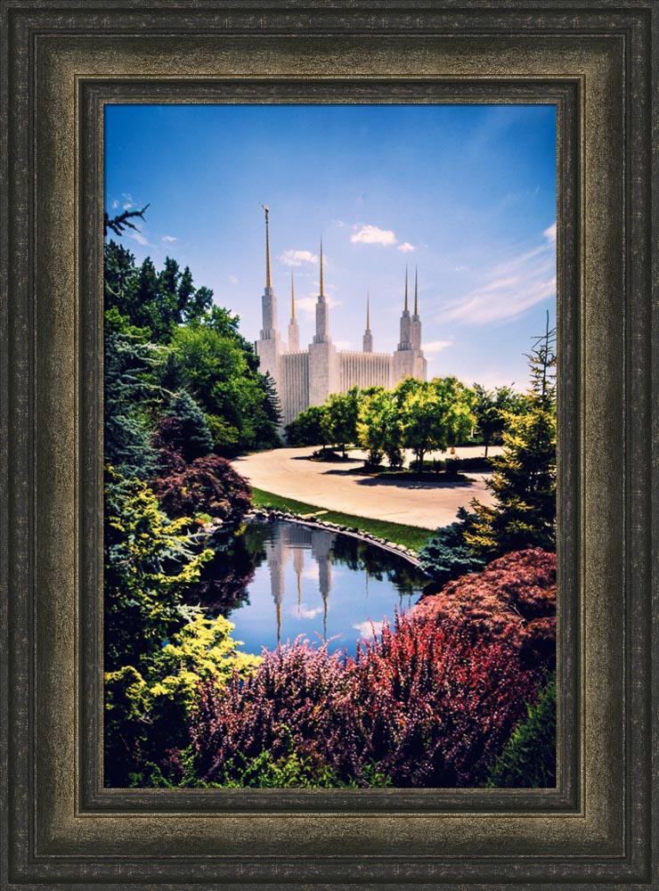 Washington DC Temple - Daytime Reflection
