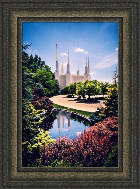 Washington DC Temple - Daytime Reflection