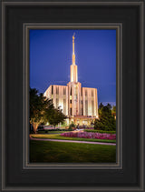 Seattle Temple - Sunset from the Front