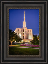 Seattle Temple - Sunset from the Front