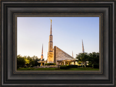 Dallas Temple - Lights at Dusk