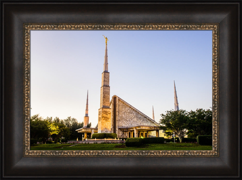 Dallas Temple - Lights at Dusk