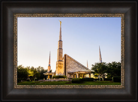 Dallas Temple - Lights at Dusk