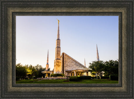 Dallas Temple - Lights at Dusk