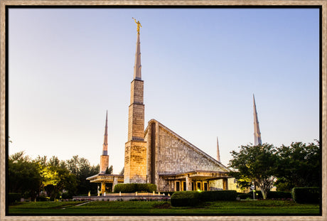 Dallas Temple - Lights at Dusk
