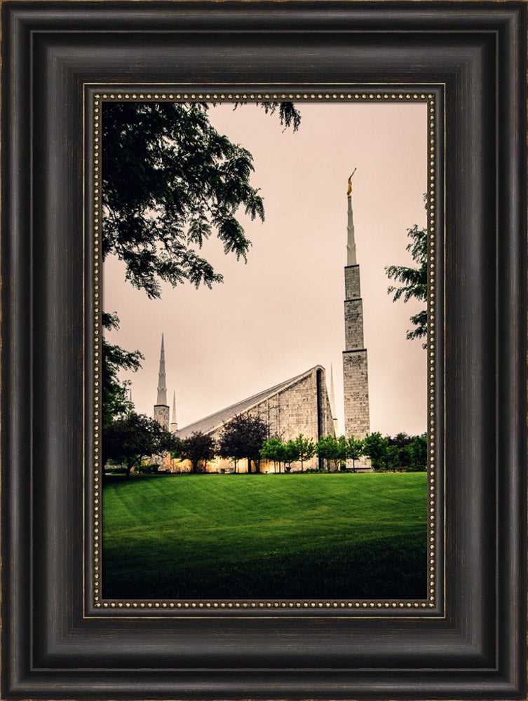 Chicago Temple - Cloudy Skies