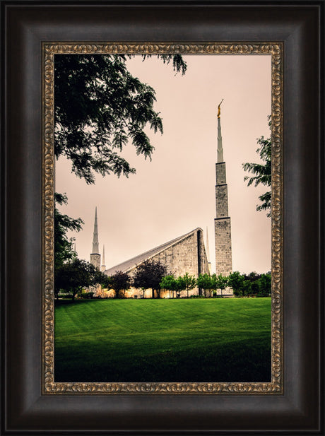Chicago Temple - Cloudy Skies