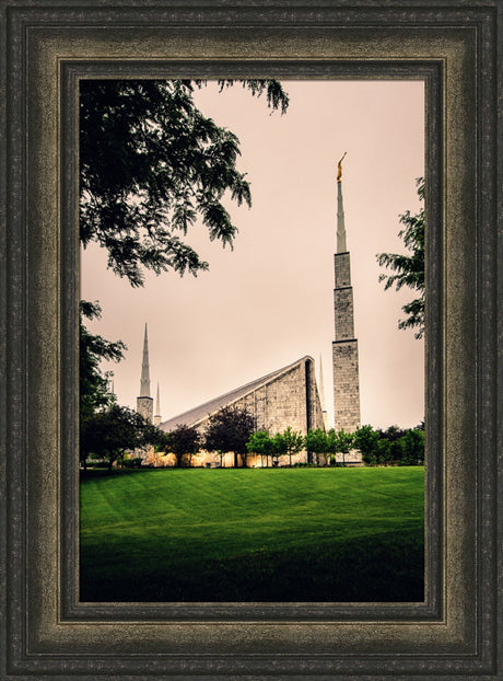 Chicago Temple - Cloudy Skies