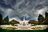 Denver Temple - Stormy Skies