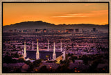 Las Vegas Temple - Orange Sunset