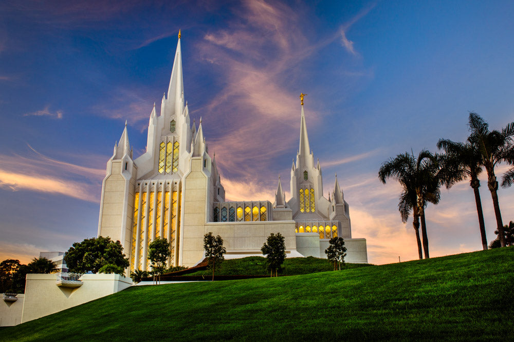 San Diego Temple - Sunset