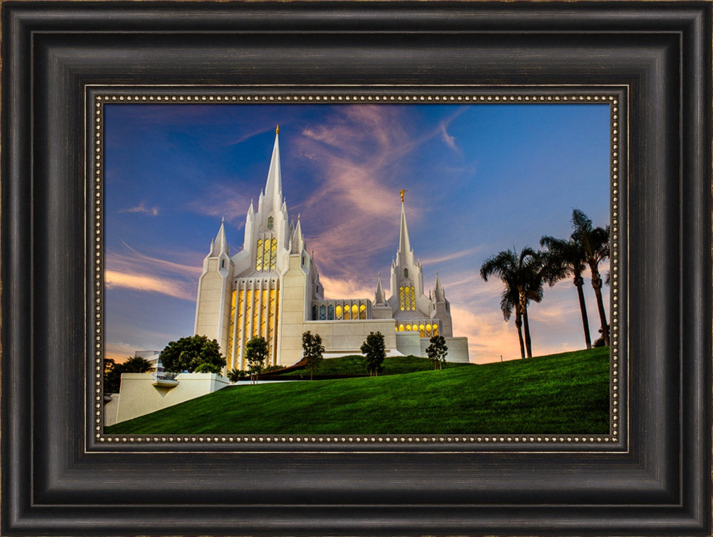 San Diego Temple - Sunset