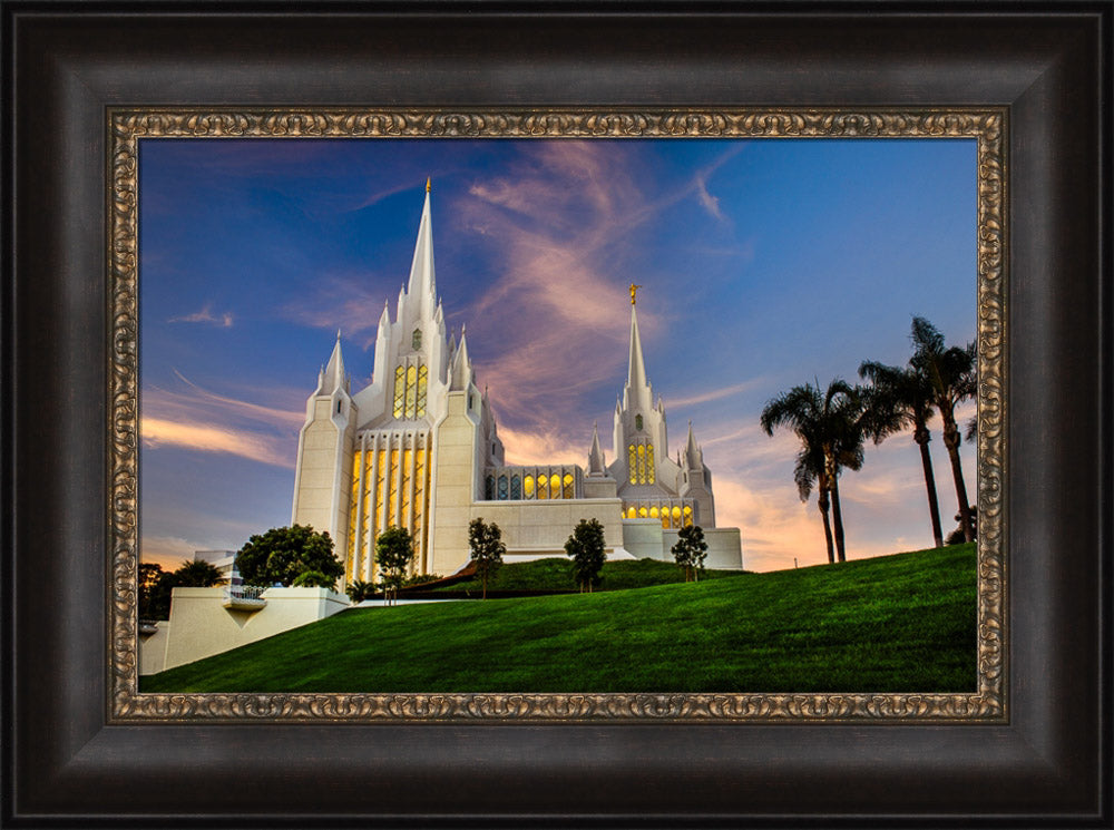 San Diego Temple - Sunset