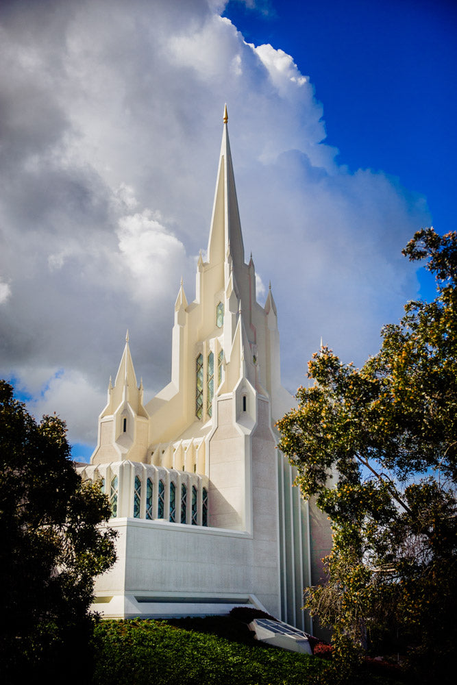 San Diego Temple - Spire and Cloud