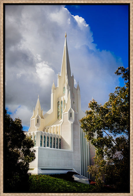 San Diego Temple - Spire and Cloud