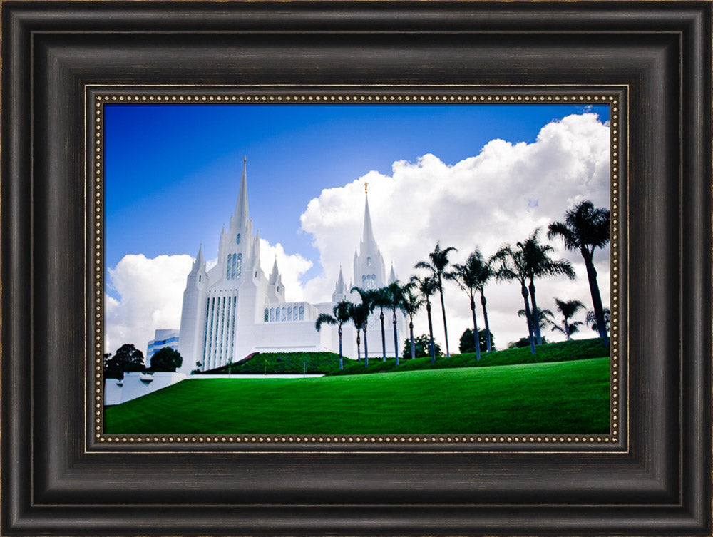 San Diego Temple - Summer Palms