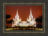 San Diego Temple - Sunset on Fire