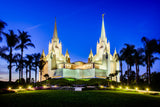 San Diego Temple - Lights on a Hill