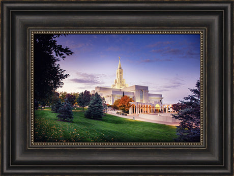 Bountiful Temple - Fall Sunrise