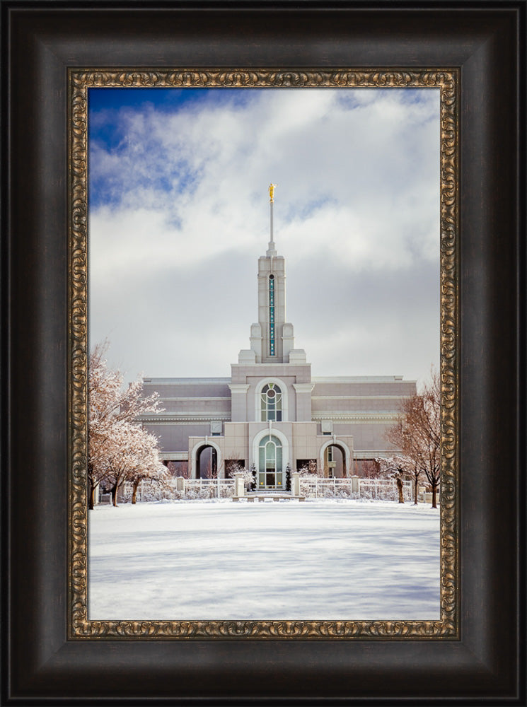 Mt Timpanogos Temple - Snowy White