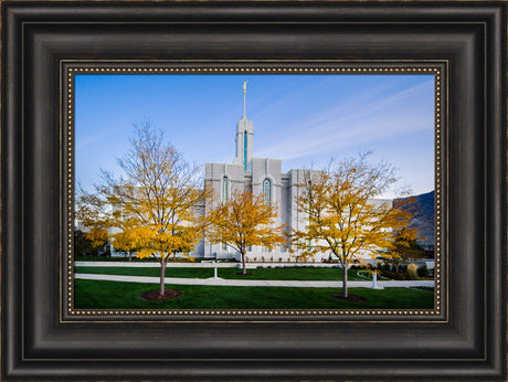 Mt Timpanogos Temple - Fall Trees
