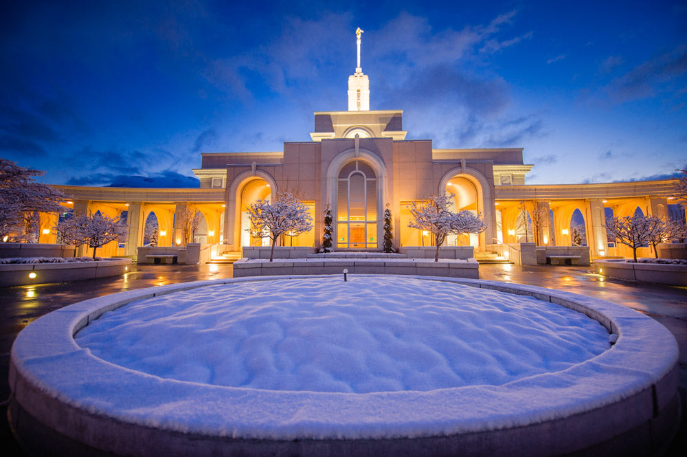 Mt Timpanogos Temple - In the Early Morning