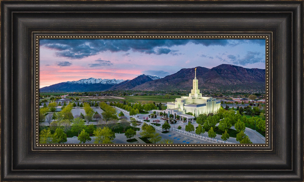 Mt Timpanogos Temple - Nestled in the Mountains