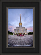 Preston Temple - Courtyard Sunrise