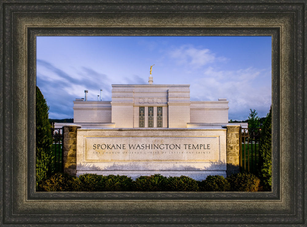 Spokane Temple - Sign