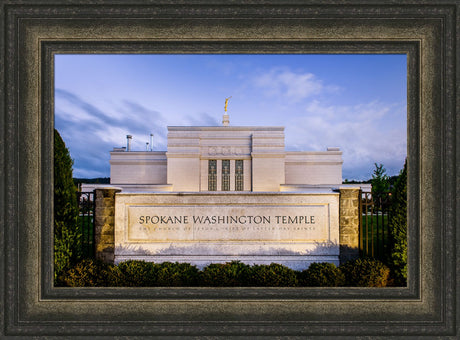 Spokane Temple - Sign