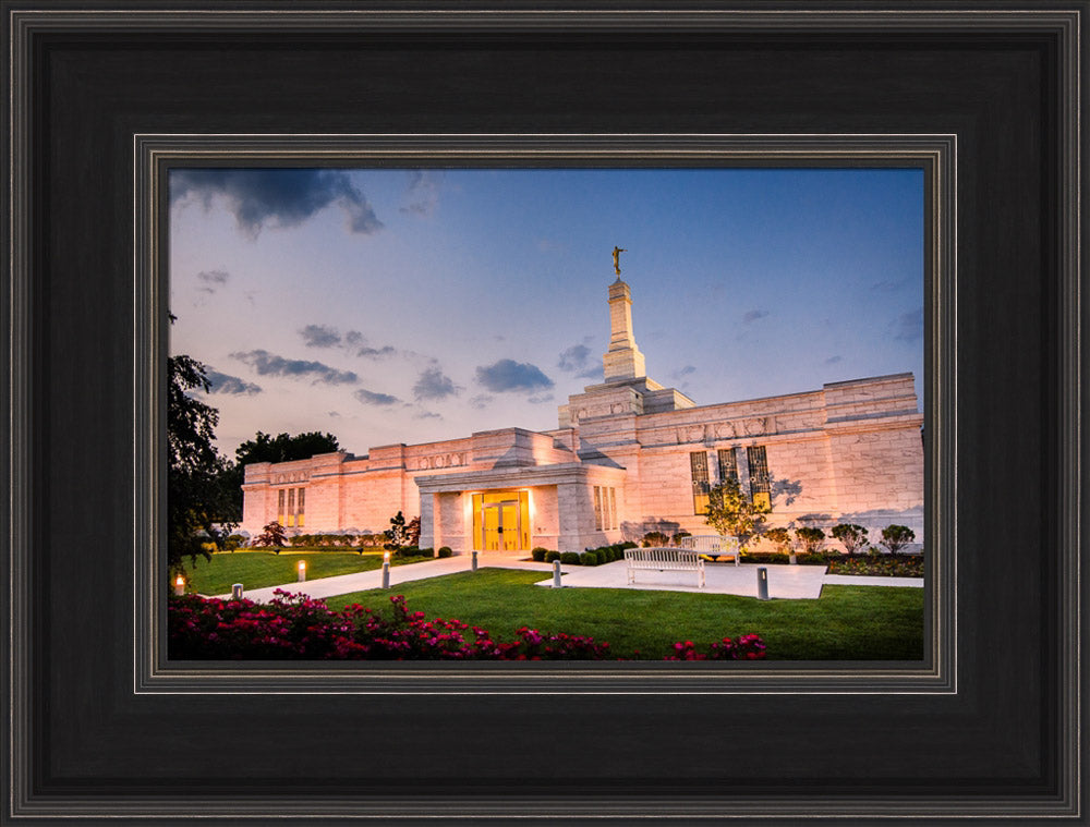 Columbus Temple - Evening Shadows