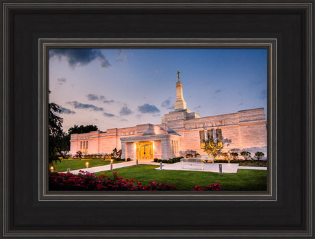 Columbus Temple - Evening Shadows