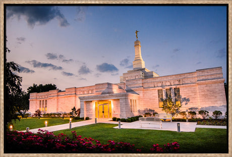 Columbus Temple - Evening Shadows